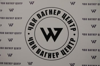 El logo del Grupo Wagner, en San Petersburgo.
POLITICA EUROPA EUROPA EUROPA RUSIA