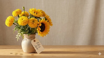 Elegir flores amarillas para el