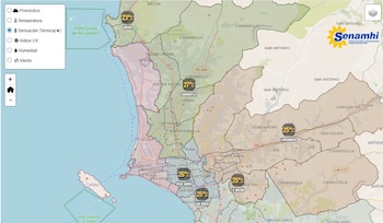 La sensación térmica superó los
