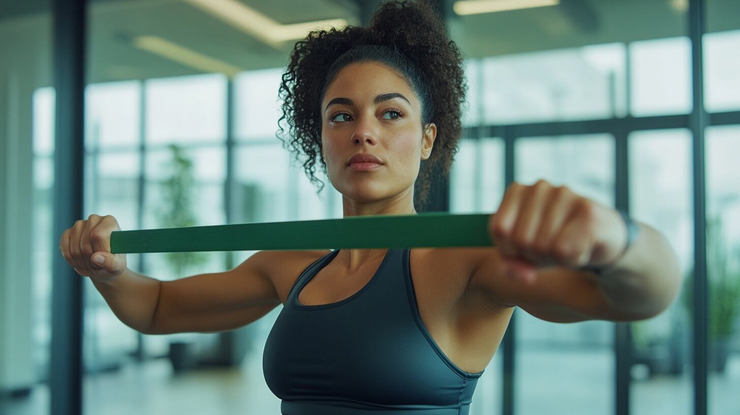 Las bandas elásticas representan una alternativa eficaz para generar resistencia en el entrenamiento físico (Imagen Ilustrativa Infobae)