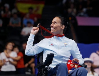 Teresa Perales, bronce. (Andrew Couldridge/Reuters)