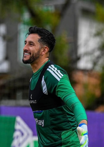 Camilo Vargas fue el portero titular durante la Eliminatoria rumbo a la Copa Mundial de la FIFA 2026 - crédito FCF