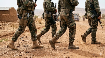 Estados Unidos sanciona a ciudadanos y empresas de Colombia por el envío de exmilitares mercenarios a la guerra en Sudán - crédito Visuales IA