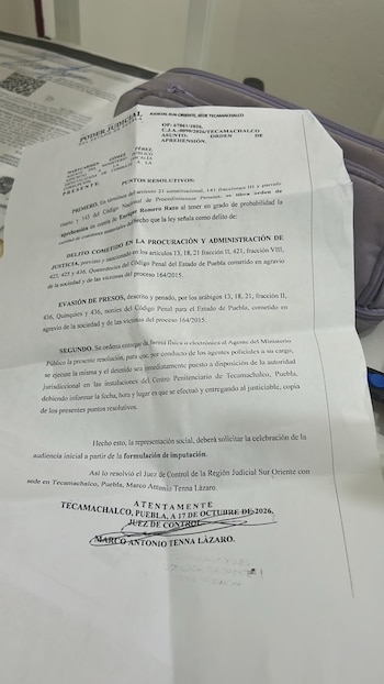 Capturan en Puebla a Enrique Romero, ex juez ligado al caso del feminicida de Karla López Albert. RRSS