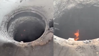 El incendio se originó aparentemente