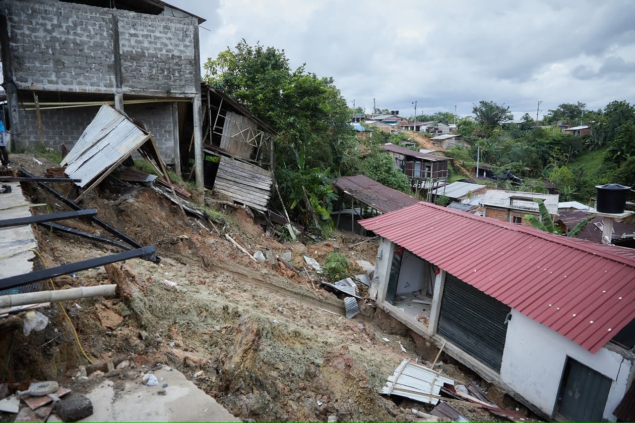 Defensoría recorrió Quibdó tras el sismo y relevó daños en viviendas - crédito Defensoría del Pueblo