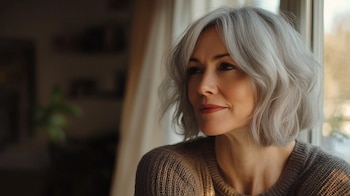 Corte bob ondulado es la