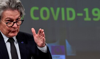 Thierry Breton, comisario europeo de Mercado Interior (John Thys /Pool via REUTERS)