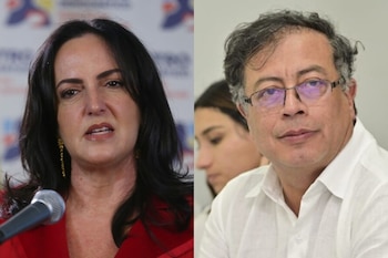 María Fernanda Cabal y Gustavo