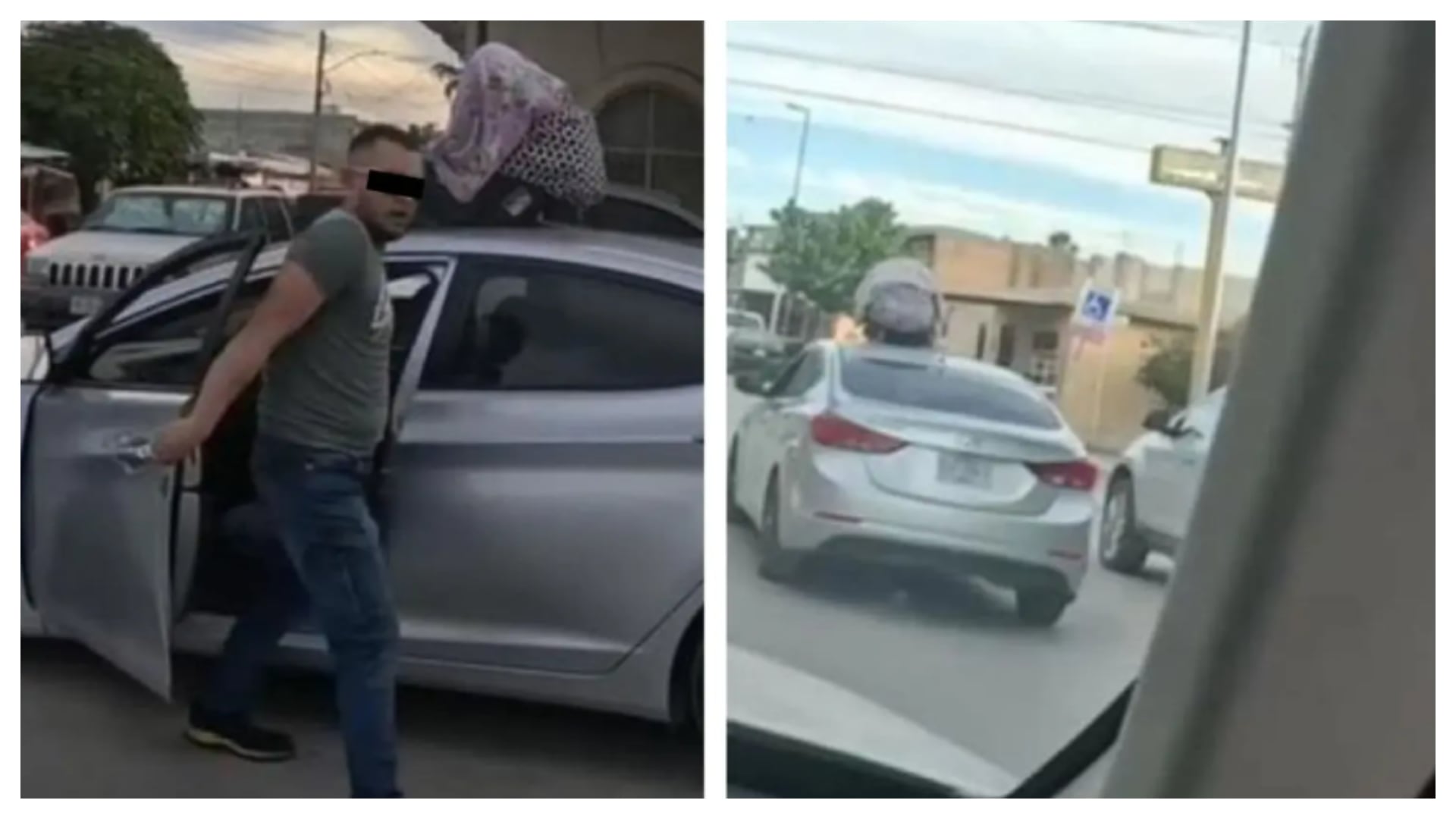 Papá llevaba a su bebé arriba de su auto en Coahuila y justificó el hecho: “A cualquiera le puede pasar”