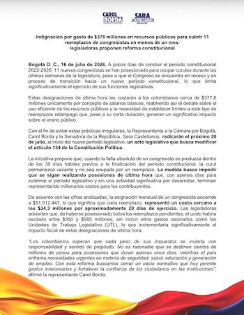 Esta es la propuesta de Sara Castellanos y Carol Borda - crédito @sarag12/X