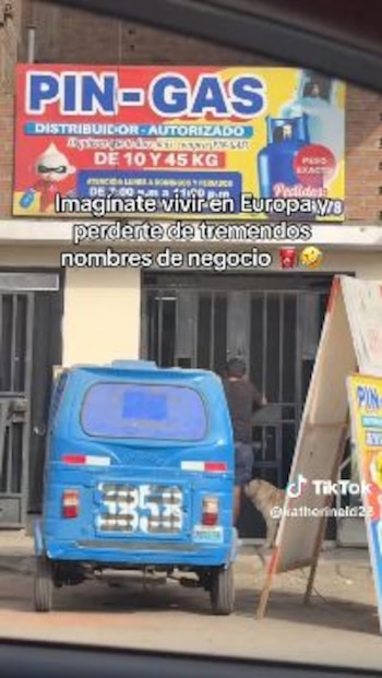 El sugerente cartel de venta de gas en Barranca que se volvió viral en redes sociales