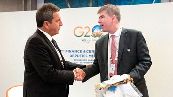 SergioMassa y Jay Shambaugh, subsecretario