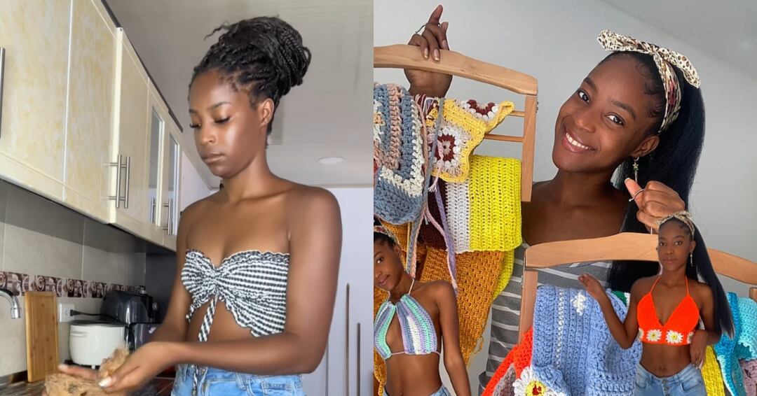 La creadora de contenido Yudy Yurley empezó con videos de tejido que no funcionaron y pasó a grabar su diario vivir - crédito yudyurley_/Instagram