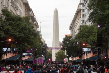 Una multitud se acercó a