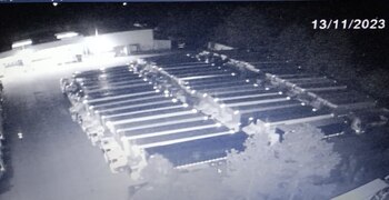 Una imagen de los camiones