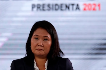 En la imagen, la candidata