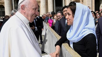 Nadia Murad se reunió con