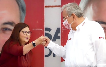 Imelda Castro se deslina de Rocha Moya. (X/@imeldacastromx)