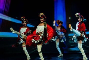 En los espectáculos que brindan