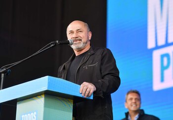 Mario Secco en el acto