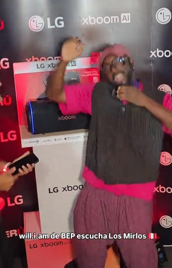 will.i.am queda sorprendido al escuchar a Los Mirlos: “Es de 1970 o algo así”. Captura: Instagram Coco Maggio.