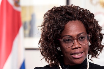 En la imagen, la vicepresidenta de Costa Rica, Epsy Campbell Barr. EFE/Lenin Nolly/Archivo