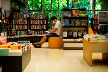 Librería del centro de Barcelona.