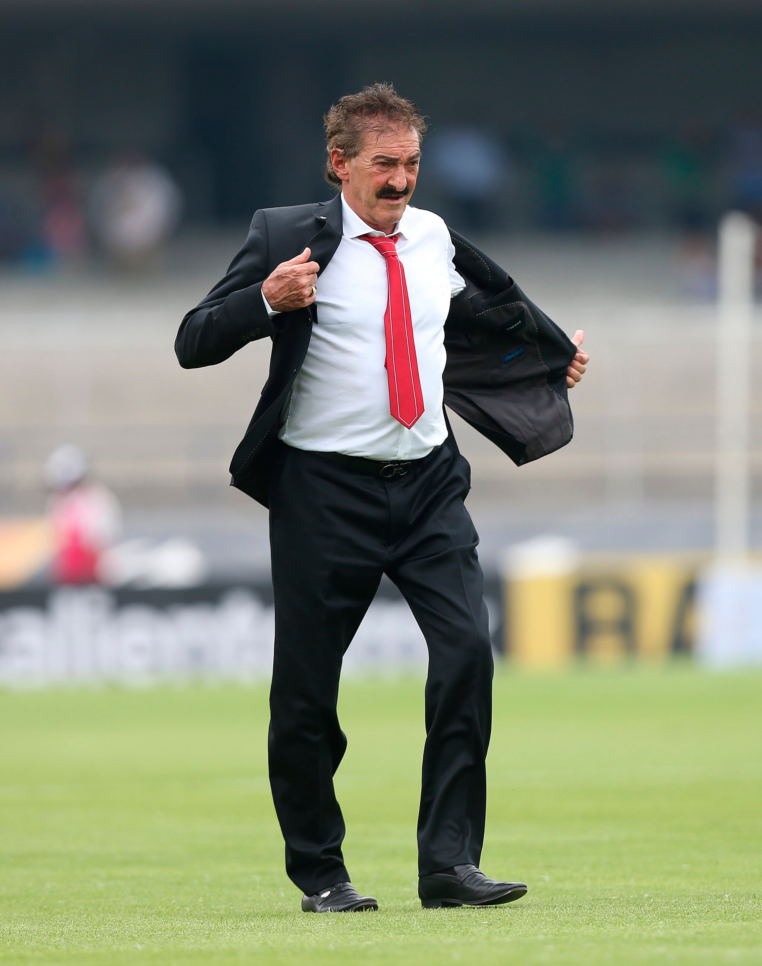 La nueva forma de transmitir partidos no le gustó al exentrenador. (EFE/Alex Cruz/Archivo)