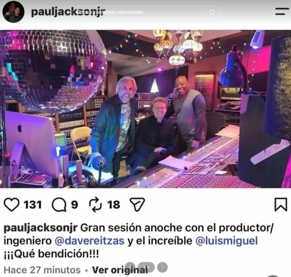 Una supuesta fotografía eliminada minutos después de publicarse reaviva los rumores sobre un posible regreso discográfico del cantante. (Captura de pantalla TikTok)