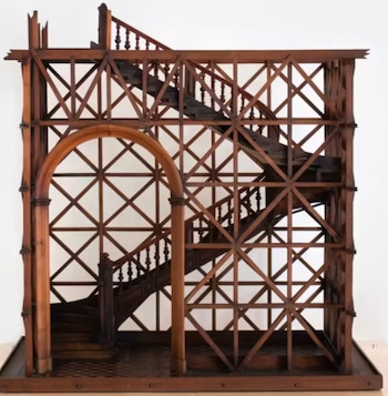 Maqueta de una jaula pombalina