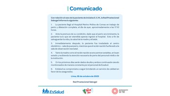 EsSalud brindó detalles de lo