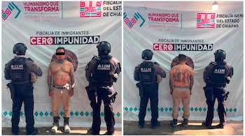 Remberto Ismael “N”, alias Little Man, de 37 años, señalado por las autoridades como presunto líder de la pandilla Barrio 18 y con antecedentes en El Salvador por extorsión y agrupación ilícita. (Crédito: Fiscalía General de Justicia del Estado de Chiapas)
