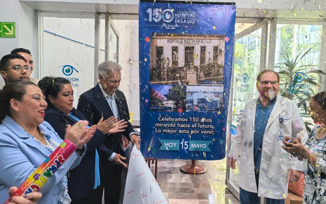 Lotería Nacional conmemora aniversario del Hospital de la Luz. (Hospital de la Luz)