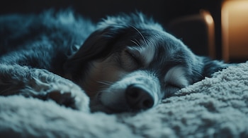 Para tu perro, dormir contigo