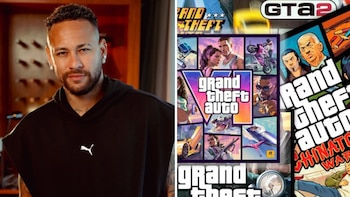 Cómo se vería Neymar si fuera un personaje de la saga GTA, según la IA