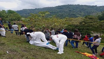 Jovenes comuneros en Caldono asesinados