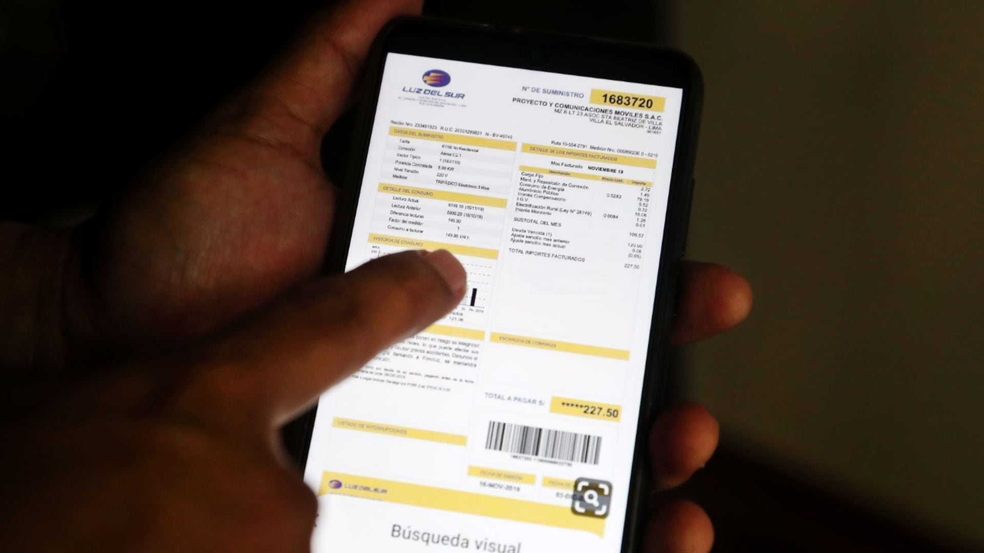 Acceder a tu recibo de luz en Luz del Sur es fácil y rápido. Conoce el paso a paso para consultar tu recibo digital en línea y tener control de tu consumo y pagos de forma sencilla y eficiente. (Andina)