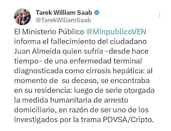 El Fiscal General anuncia la