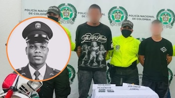 La Policía capturó en Ocaña a dos presuntos autores del homicidio del patrullero Jainer Mena Mosquera