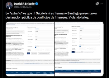 Daniel Briceño - crédito @Danielbricen/X