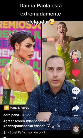Edrei Peña hizo un tiktok