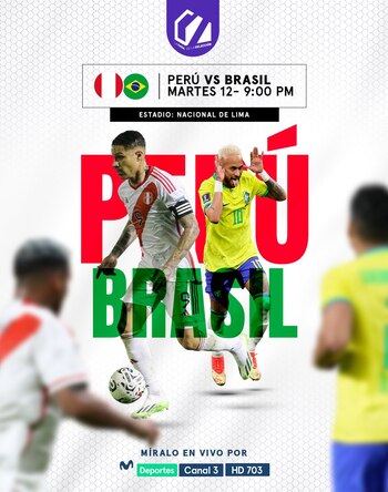 Perú vs Brasil: transmisión por