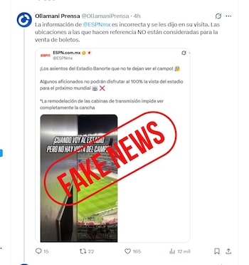 Grupo Ollamani desmintió las denuncias en redes sociales (X/ @OllamaniPrensa)