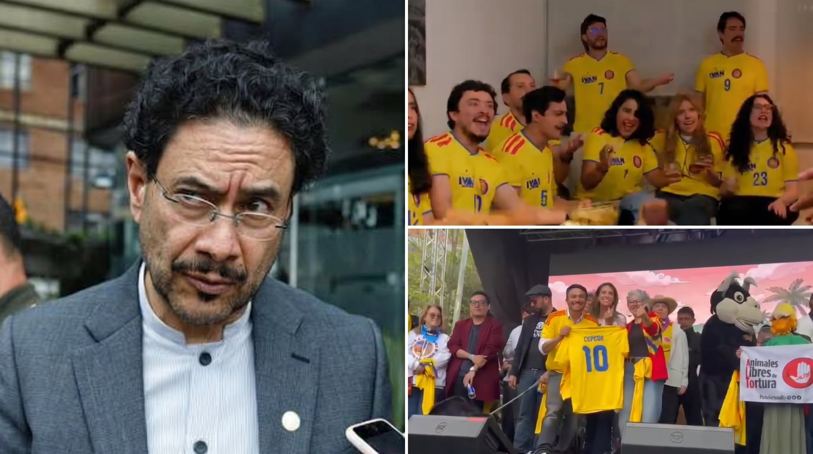 Cepeda desata polémica por usar la camiseta de la Selección como gesto político