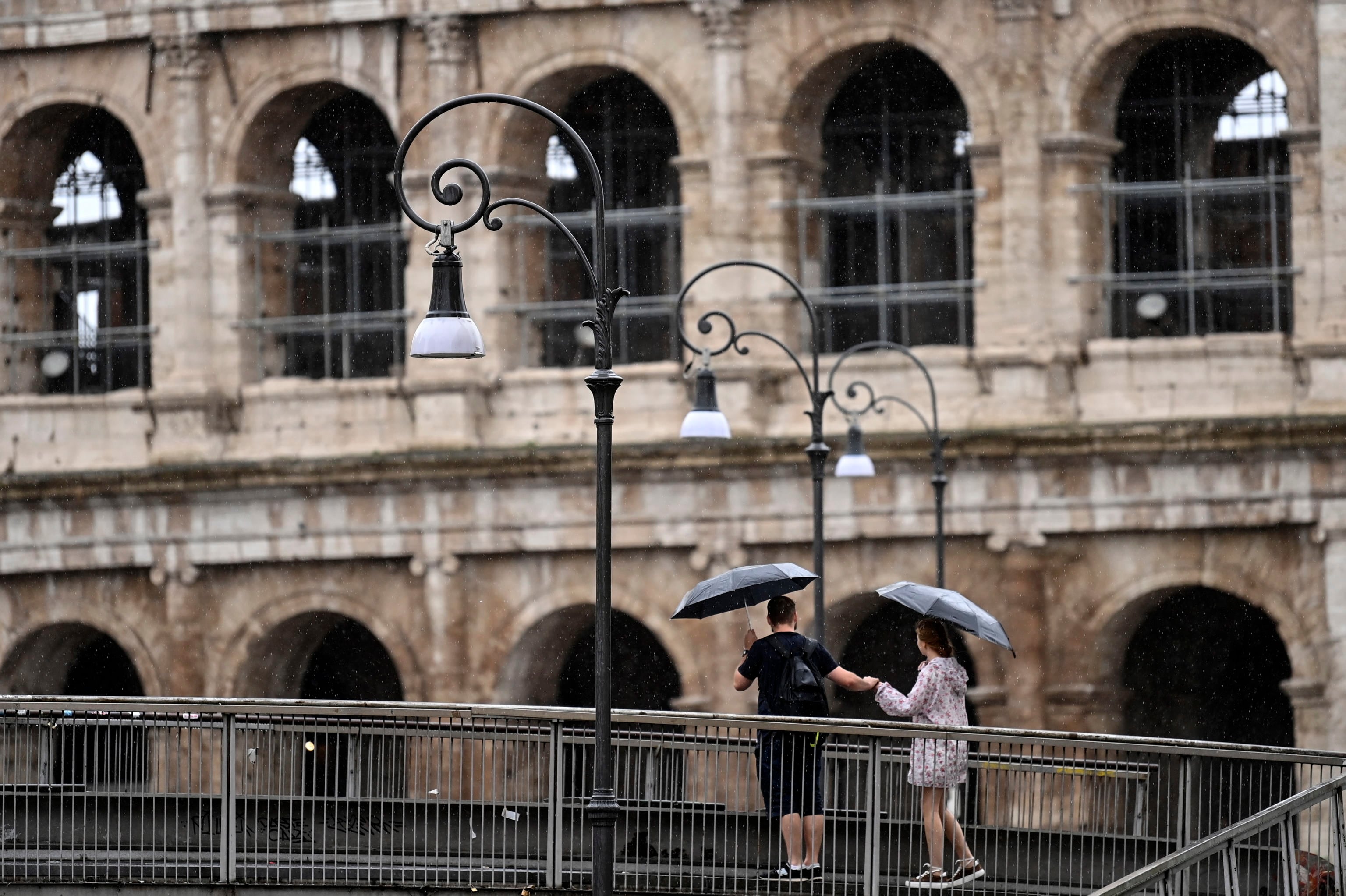 El estudio Stefano Boeri Interiors dirige la obra, incorporando materiales originales como bloques de mármol travertino y escaleras de acceso para visitantes - EFE/EPA/RICCARDO ANTIMIANI/ Archivo