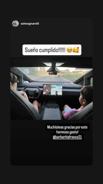 "Sueño cumplido": el paseo de