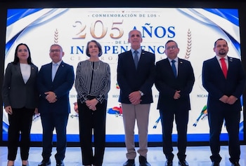 Representantes diplomáticos de los países centroamericanos participaron en la actividad. (Foto: Casa Presidencial)