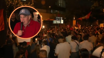 “Si el fraude se consuma, convoco a una marcha nacional”, afirma Rafael López Aliaga durante plantón frente al JNE en Lima