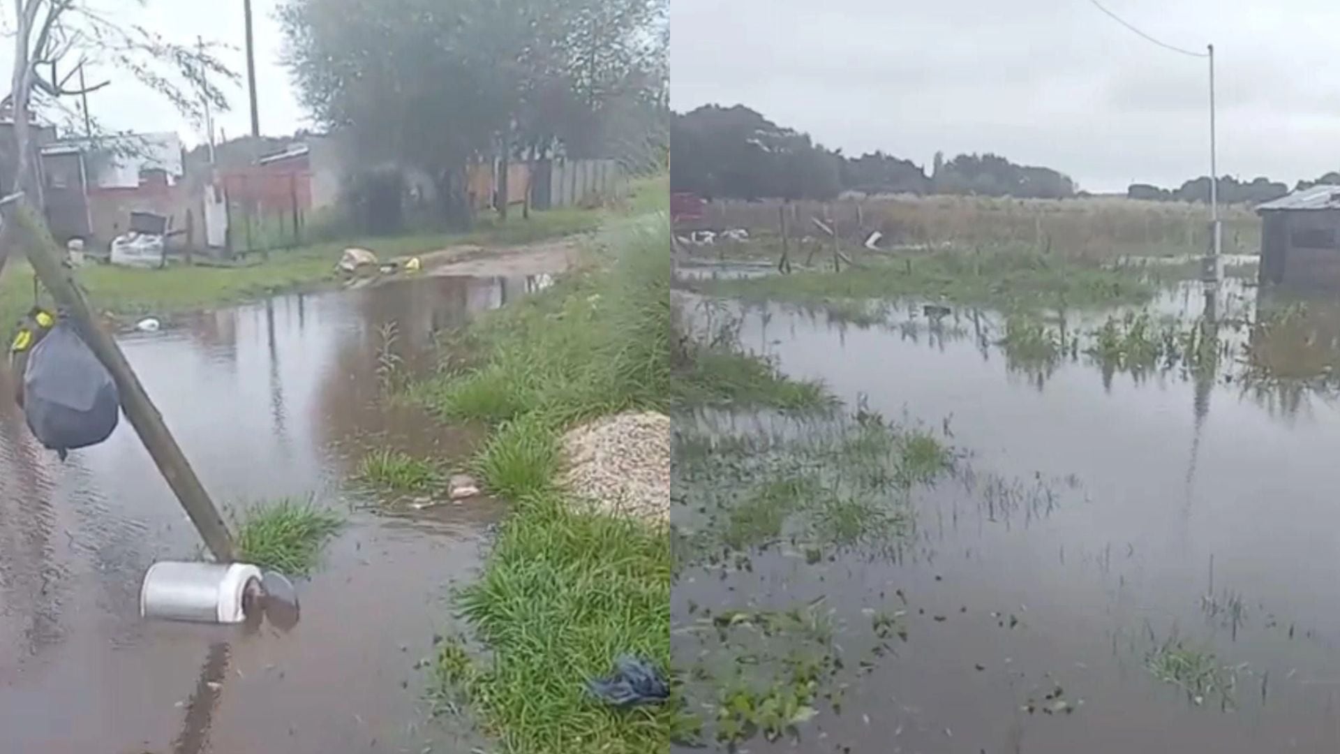 Las intensas lluvias provocan aislamiento total en el barrio Lomas de San Patricio (Fuente: 0223)